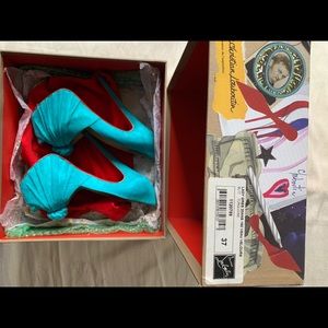 Authentic Christian Louboutin Peep Toe Pumps
